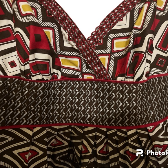 A.N.A. A New Approach Multi Color Spaghetti Strap Side Zip Dress Size - Picture 2 of 3